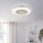Eglo - LED stropni ventilator s mogućnošću prigušivanja, 3xLED/12,6W/230V 2700-6500K, promjer 55 cm, bijela + daljinski upravljač