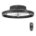 Eglo - LED stropni ventilator s prigušivanjem svjetla LED/35,6W/230V crni + daljinski upravljač