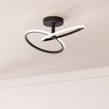 Eglo - LED stropno svjetlo LED/12W/230V 2700/4000/6500K crna