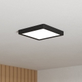 Eglo - LED stropno svjetlo za kupaonicu LED/10,5W/230V 2700/4000/6500K 22x22 cm IP44 crna