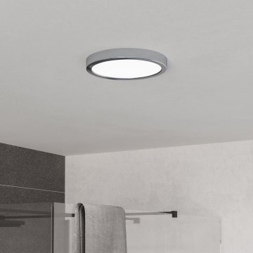 Eglo - LED stropno svjetlo za kupaonicu LED/11,5W/230V 2700/4000/6500K pr. 21,1 cm IP44 sjajni krom