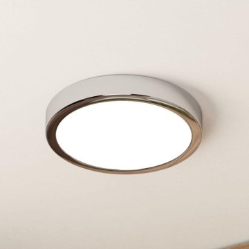 Eglo - LED stropno svjetlo za kupaonicu LED/17W/230V IP44 sjajni krom Ø 21 cm