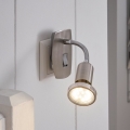 Eglo - LED svjetiljka za utičnicu 1xGU10/2,8W/230V matni krom