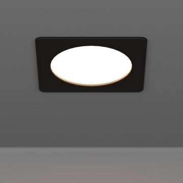 Eglo - LED ugradna stropna svjetiljka LED/6,3W/230V 2700/4000/6500K 11,9x11,9 cm crna