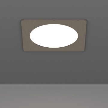 Eglo - LED ugradna stropna svjetiljka LED/6,3W/230V 2700/4000/6500K 11,9x11,9 cm matirani krom