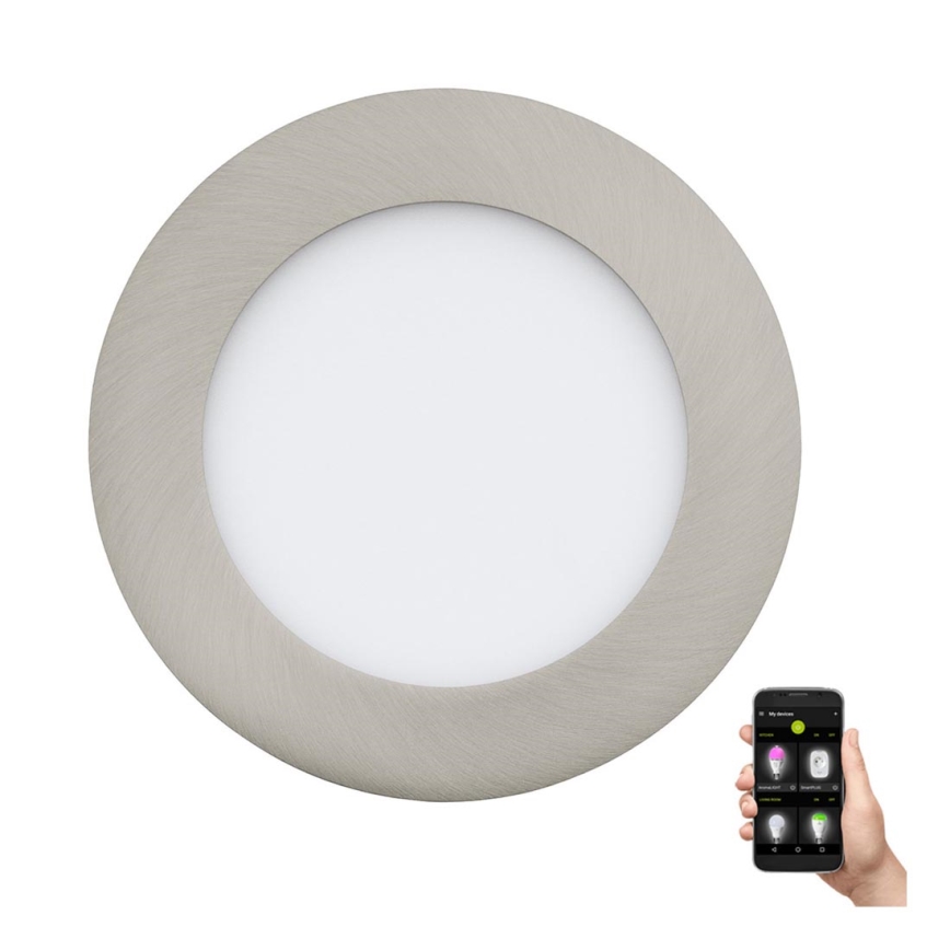 Eglo - LED ugradno stropno svjetlo za kupaonicu s mogućnošću prigušivanja LED/5,4W/230V IP44 ZigBee Ø 12 cm