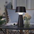 Eglo - LED vanjska punjiva stolna svjetiljka s mogućnošću prigušivanja LED/3W/5V 2200/3000/4000K 2000 mAh IP44 crna
