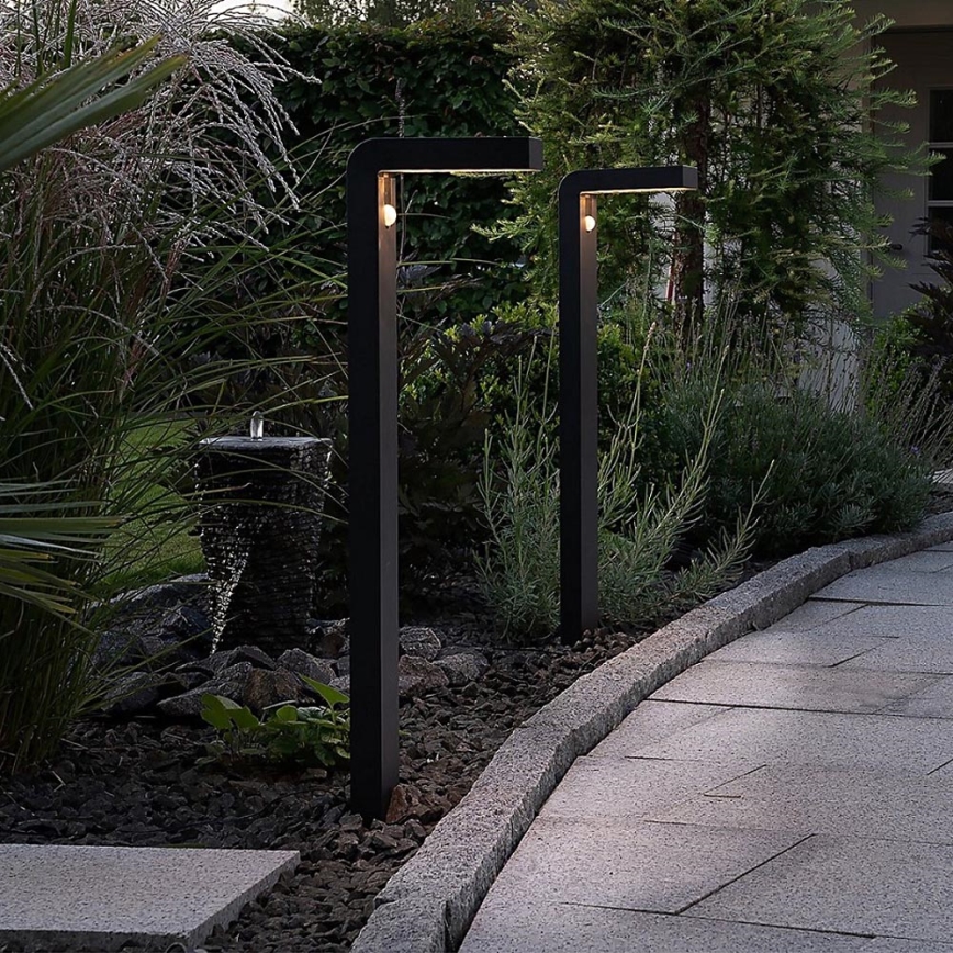 Eglo - LED Vanjska solarna svjetiljka sa senzorom 18xLED/0,2W/3,7V 2200 mAh IP44