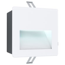 Eglo - LED Vanjska ugradbena svjetiljka LED/3,7W/230V IP65 bijela