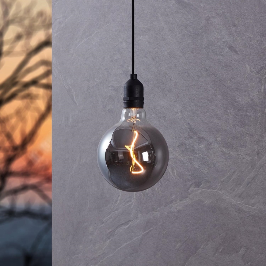 Eglo - LED Vanjska viseća svjetiljka LED/0,06W/6V 4xAA IP44 siva