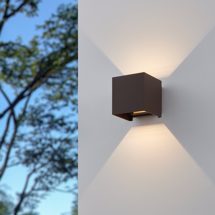 Eglo - LED Vanjska zidna svjetiljka 2xLED/2,8W/230V IP54 smeđa