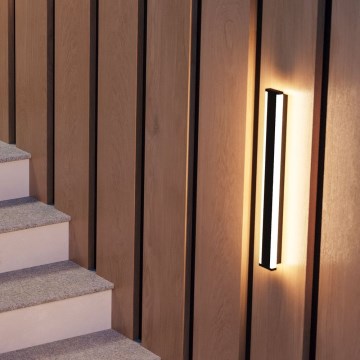 Eglo - LED Vanjska zidna svjetiljka 2xLED/7W/230V 3000K IP55 crna