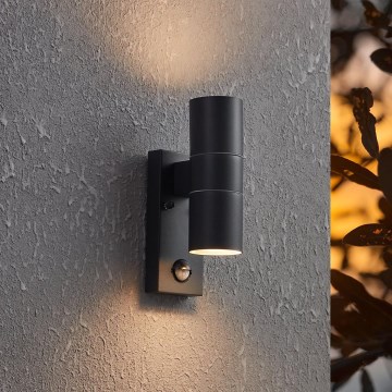 Eglo - LED Vanjska zidna svjetiljka sa senzorom 2xGU10/3W/230V IP44