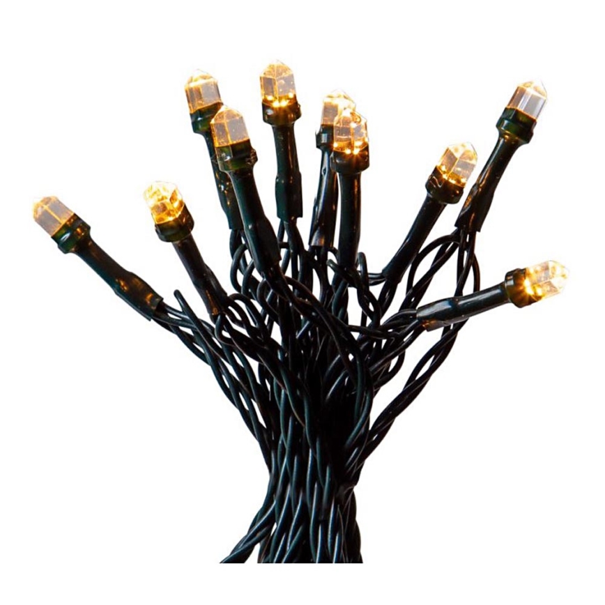Eglo - LED Vanjske božićne lampice 200xLED/1 funkcija 20m IP44 topla bijela