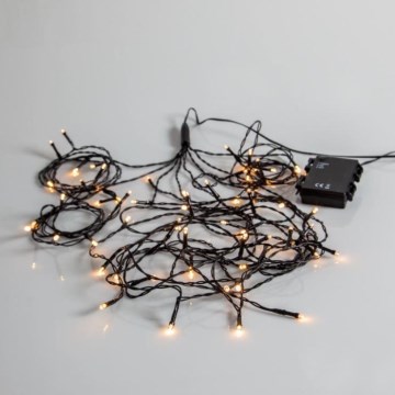 Eglo - LED Vanjske božićne lampice 64xLED/1 funkce 2,7m IP44 topla bijela