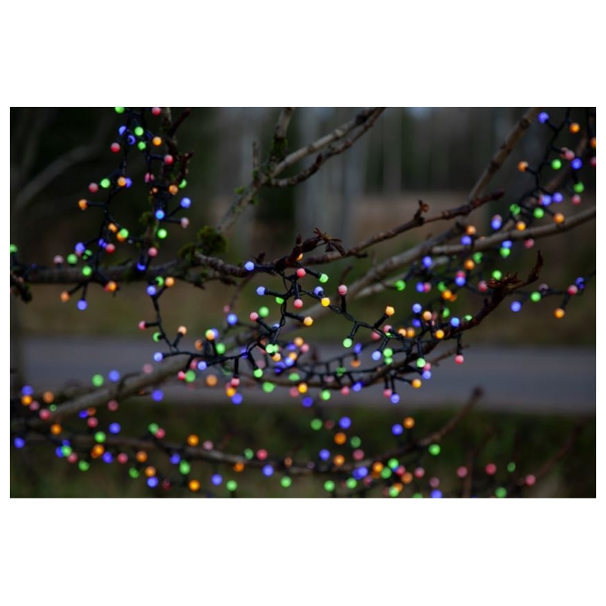 Eglo 472-53 - LED Vanjske božićne lampice BERRY MINI 700xLED/8 funkcija 14m multicolor IP44