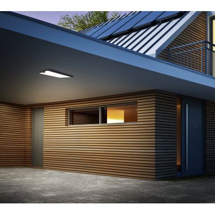 Eglo - LED vanjsko stropno svjetlo s ugrađenim senzorom CASAZZA LED/18,5W/230V IP44