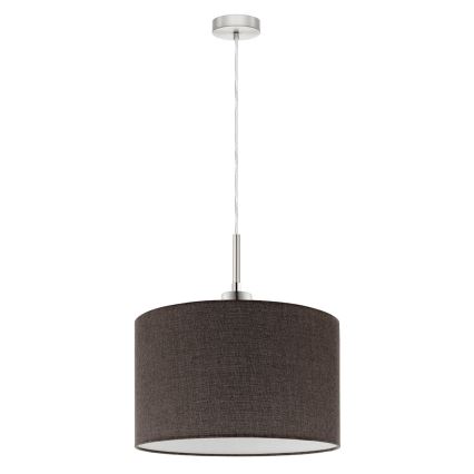 Eglo - LED viseća svjetiljka na kabelu TUNJA 1xE27/60W/230V smeđa