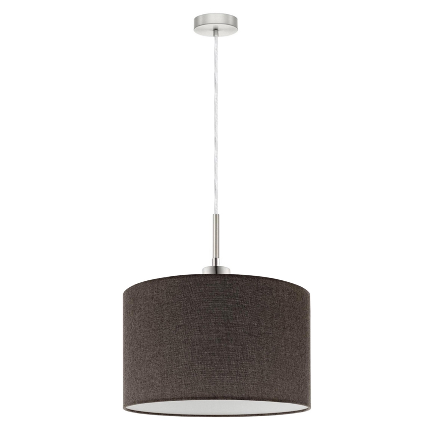 Eglo - LED viseća svjetiljka na kabelu TUNJA 1xE27/60W/230V smeđa