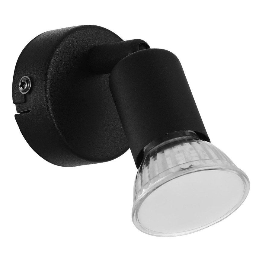 Eglo - LED Zidna reflektorska svjetiljka 1xGU10/2,8W/230V 3000K crna