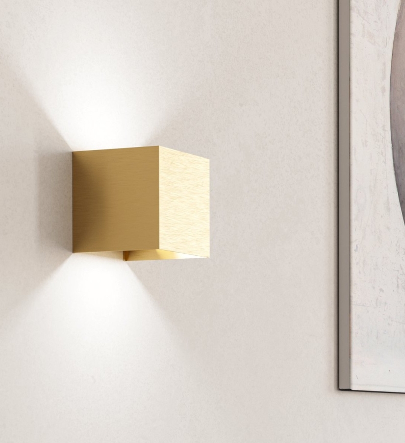 Eglo - LED Zidna svjetiljka 2xLED/1,5W/230V 3000K zlatna