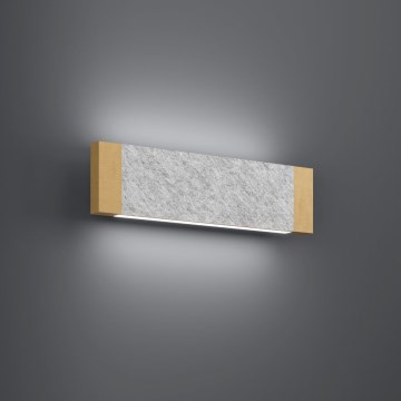 Eglo - LED Zidna svjetiljka 2xLED/5,4W/230V 3000K smeđa/siva