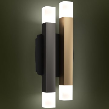 Eglo - LED Zidna svjetiljka 4xLED/3,3W/230V 3000K antracit/zlatna