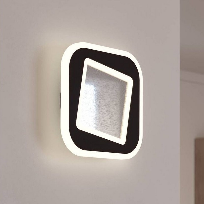 Eglo - LED Zidna svjetiljka LED/12W/230V 4000K crna