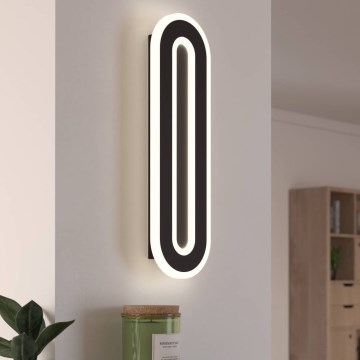 Eglo - LED Zidna svjetiljka LED/12W/230V 4000K crna