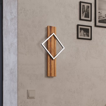 Eglo - LED zidna svjetiljka LED/13W/230V crna/smeđa