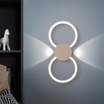 Eglo - LED zidna svjetiljka LED/20W/230V + LED/0,91W bež