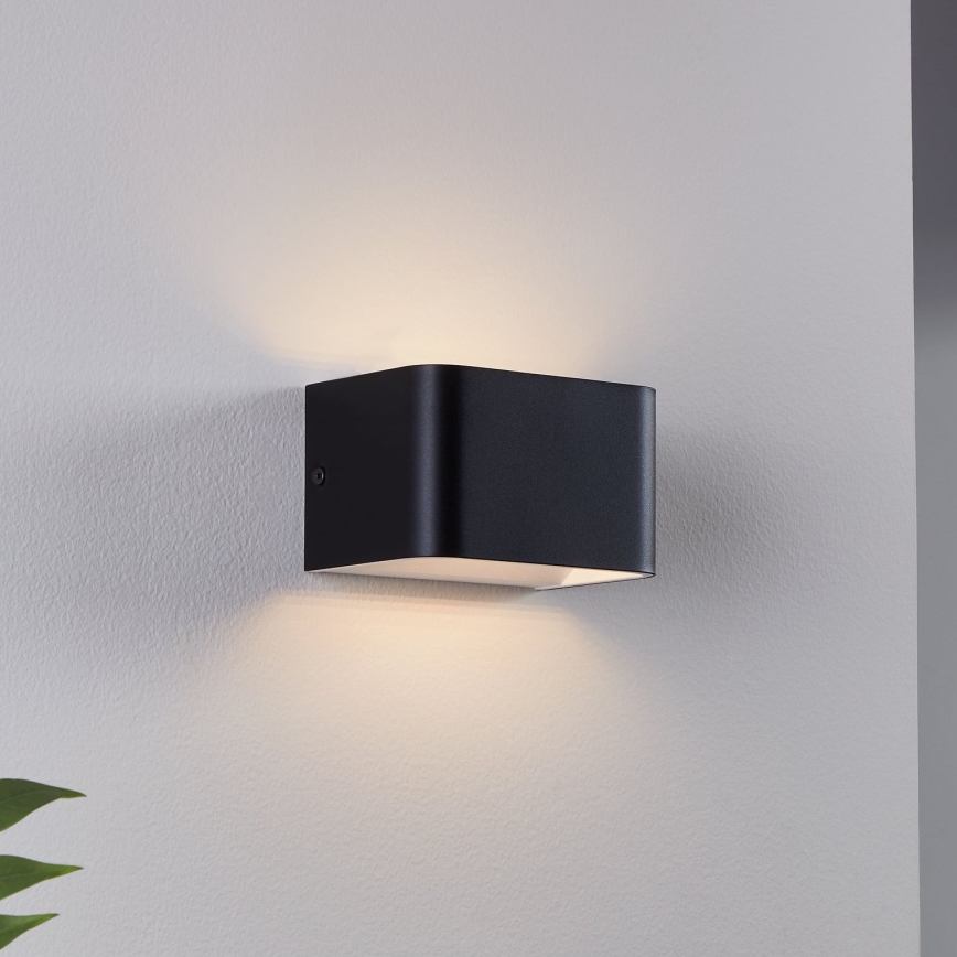 Eglo - LED Zidna svjetiljka LED/6W/230V 3000K crna