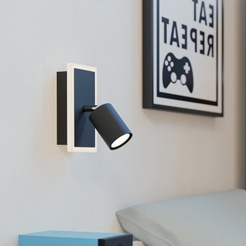 Eglo - LED zidna usmjerena svjetiljka LED/7W/230V crna