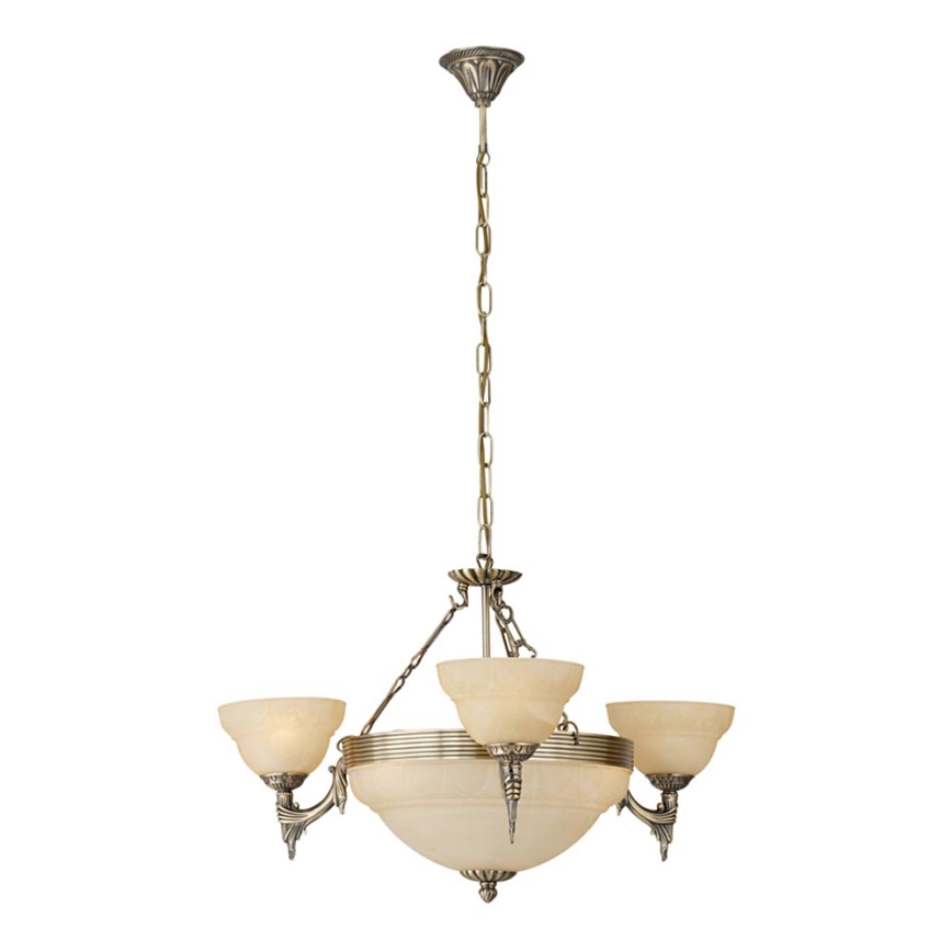 EGLO - Luster 6xE14/60W/230V alabaster staklo