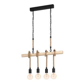 Eglo - Luster na lancu 4xE27/40W/230V