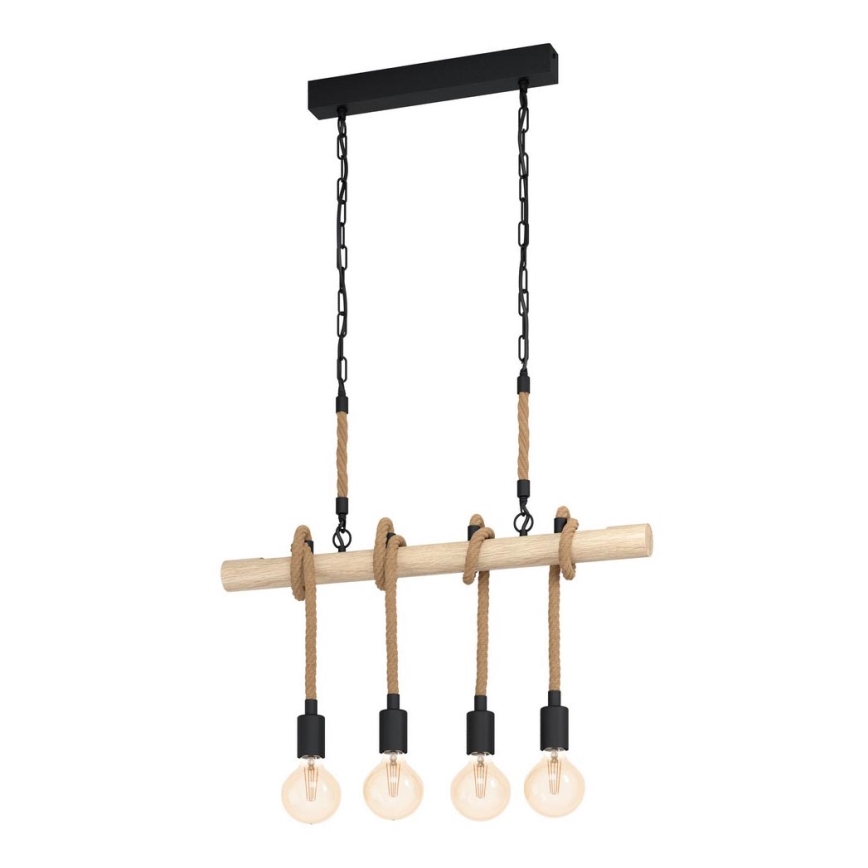 Eglo - Luster na lancu 4xE27/40W/230V