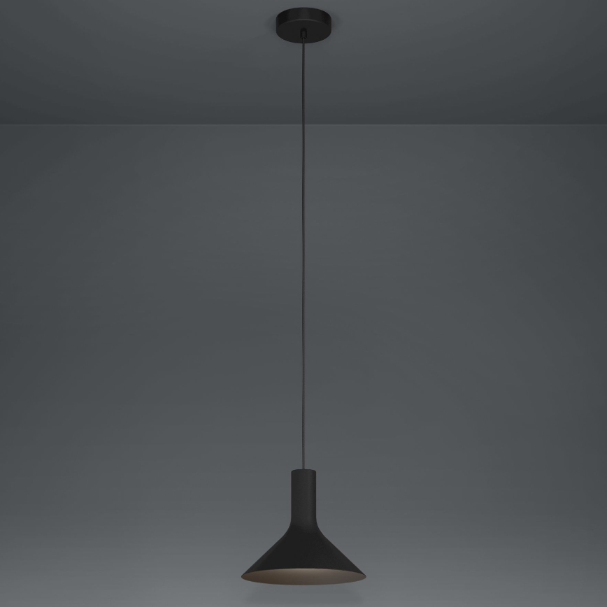 Eglo - Luster na sajli 1xE27/28W/230V crna