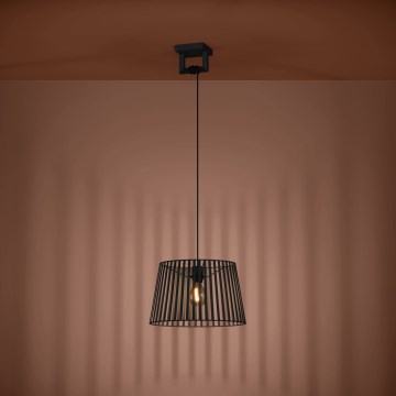 Eglo - Luster na sajli 1xE27/40W/230V crna
