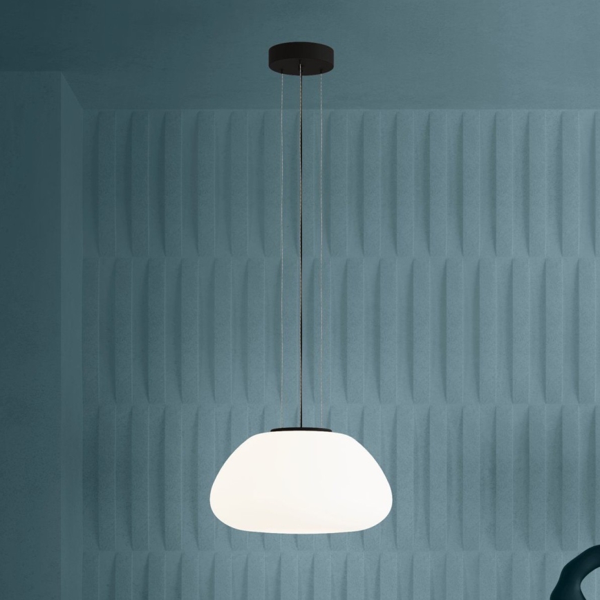 Eglo - Luster na sajli 1xE27/40W/230V crna