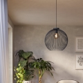 Eglo - Luster na sajli 1xE27/40W/230V crna