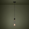 Eglo - Luster na sajli 1xE27/40W/230V crna/zlatna