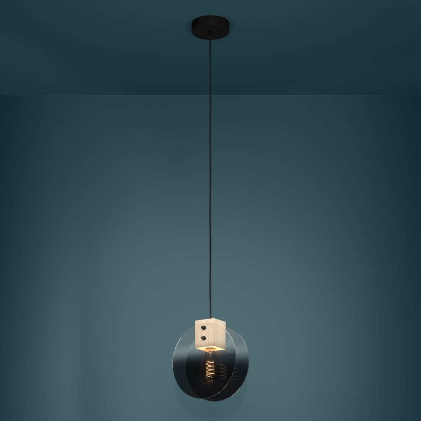 Eglo - Luster na sajli 1xE27/40W/230V dimna