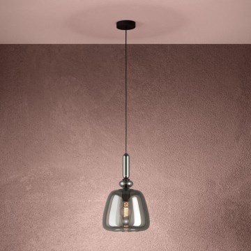 Eglo - Luster na sajli 1xE27/40W/230V dimna