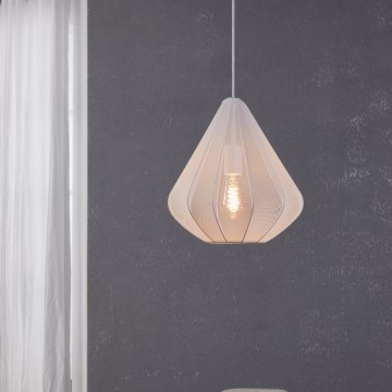 Eglo - Luster na sajli 1xE27/40W/230V pr. 33,5 cm bijela