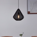 Eglo - Luster na sajli 1xE27/40W/230V pr. 33,5 cm crna