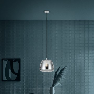 Eglo - Luster na sajli 1xE27/40W/230V pr. 35 cm dimna