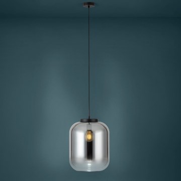 Eglo - Luster na sajli 1xE27/40W/230V pr. 35 cm dimna