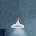 Eglo - Luster na sajli 1xE27/40W/230V pr. 40 cm bijela - FSC certificirano
