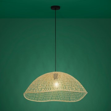 Eglo - Luster na sajli 1xE27/40W/230V pr. 72 cm bambus