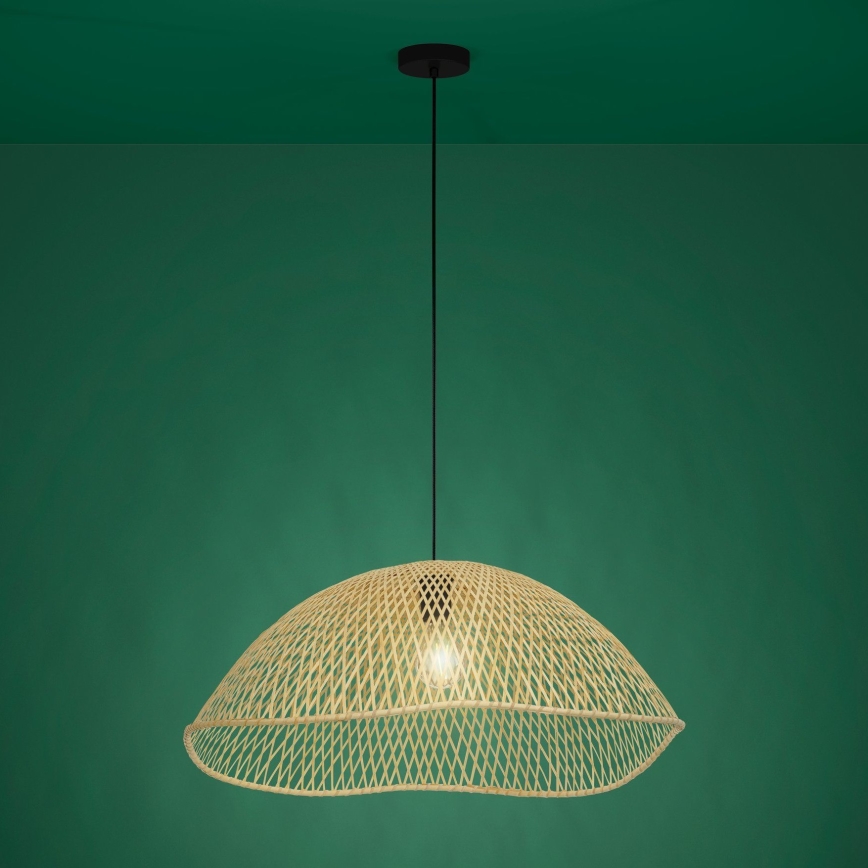 Eglo - Luster na sajli 1xE27/40W/230V pr. 72 cm bambus